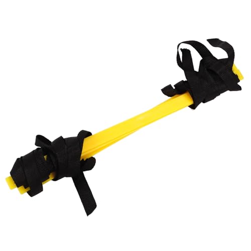 2PCS 4 Rung Rope Ladder Speed Training Footwork Ladder with Carry Bag for Football Basketball 2m Black Rope Yellow Rung