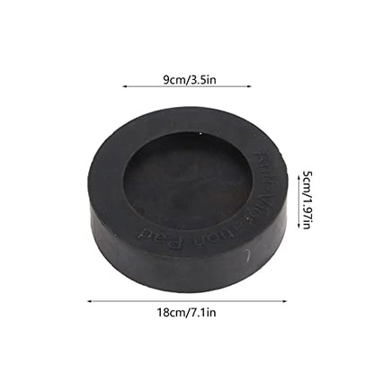 Anti Vibration Pads, Antislip Universal Pedestals for Washer Dryer, Noise Dampening and Shock Support Circular Rubber Isolation Feet Mats Set of 4