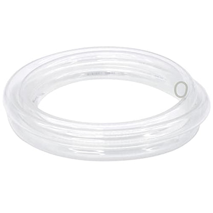 DAVCO 3/4" ID x 50ft Clear Vinyl Tubing, Low Pressure Flexible PVC Tubing, Heavy Duty UV Chemical Resistant Lightweight Plastic Vinyl Hose, BPA Free and Non Toxic - size: 3/4"ID, style: 50 Feet