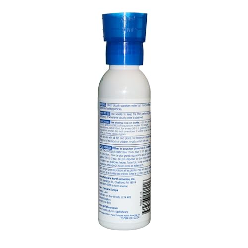 API ACCU-CLEAR Freshwater Aquarium Water Clarifier 4-Ounce Bottle - size: 4-Ounce