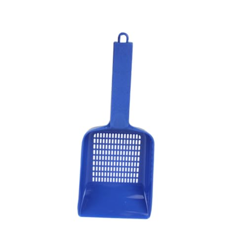 Hemoton Water Leakage Sand Shovel for Fish Tank Cleaning Practical Aquarium Tool for Aquatic Landscaping Blue Color for Filtering Sand and Removing Waste from Gravel