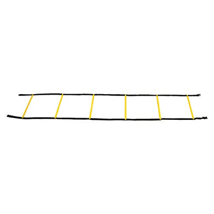 Speed Coordination Training Ladder 2.6m | Fixed Rungs for Football/Basketball/Soccer | Secure PP Material with Carry Bag | Improves Balance & Quickness