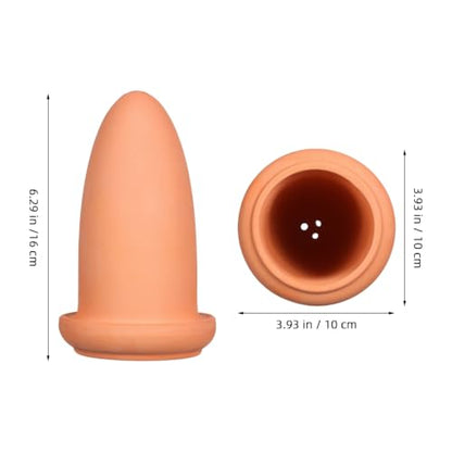 Sosoport Fish Breeding Cone Angelfish Spawn Barrel Clay Aquarium Breeding Cone with Smooth Surface for Fish Eggs Water Filtration Spawning 6.69 X 3.93 X 3.93 in