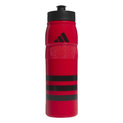adidas 750 ML (28 oz) Stadium Refillable Plastic Sport Water Bottle - color: Scarlet