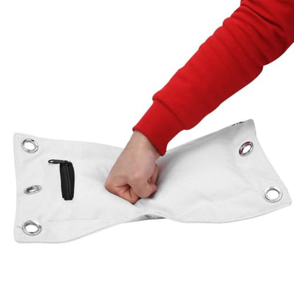Wall Punching Bag, Sand Bag Wing Chun Kung Fu Wall Bag Kick Boxing Striking Canvas Punch Bag Empty Striking Sand Bag for Sanda Training - size: Small