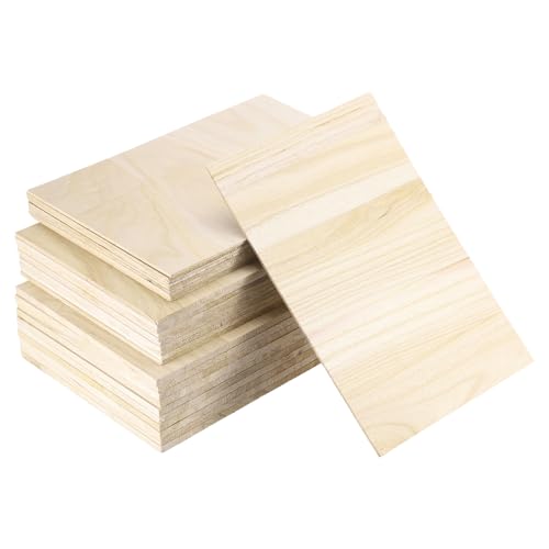 PATIKIL Wood Breaking Board 3mm 6mm 9mm Thick, 30 Pack Karate Martial Arts Boards Wooden Kick Board Training Accessory for Adult Taekwondo Punching Karate Practice Performing