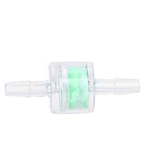 10Pcs Fish Tank Silicone Tube Filter, 4mm Aquarium Water Pump Silicone Tube Filters, Small Aquarium ABS Hose Filter, Fish Tank Hose Filtration Supplies, Green