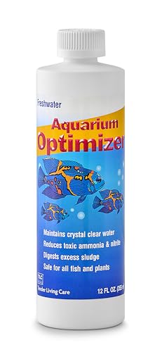 TLC Products, Freshwater Aquarium Optimizer, Aquarium Water Clarifier, Reduces Ammonia, 12 Fl Oz - size: 12 oz (355 ml)