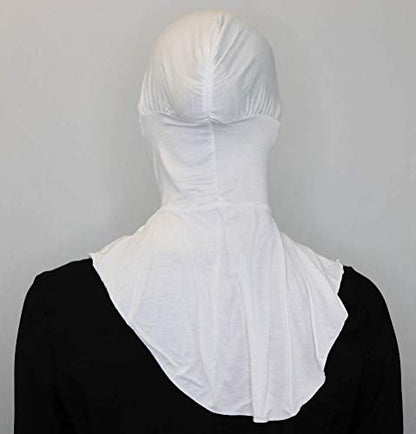 Modefa Ninja Hijab Bonnet Underscarf Cap - color: White