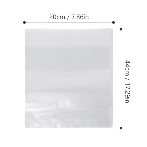 Luxshiny 50 Pcs Leak-proof Live Fish Transport Bags Flat Open Plastic Fish Packing Bags 20x44 Cm Shipping and Storage