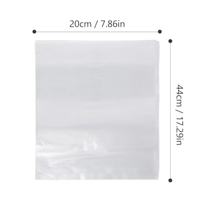 Luxshiny 50 Pcs Leak-proof Live Fish Transport Bags Flat Open Plastic Fish Packing Bags 20x44 Cm Shipping and Storage