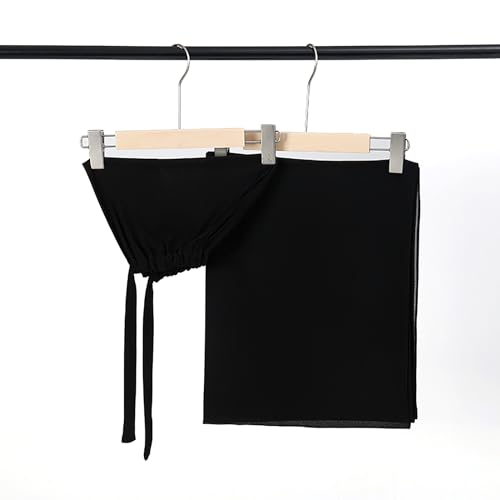 Matched Hijab and Undercap Set, Chiffon Muslim Head Scarf for Women, A Perfectly Decent Combination - color: Black