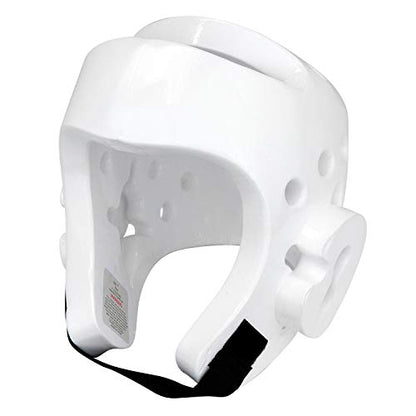 AAMA Taekwondo and Karate Sparring Foam Head Guard - color: WHITE, size: Large