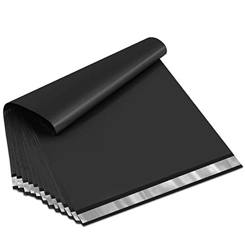 UCGOU Poly Mailers 19x24 Inch Black 50 Pack Extra Large Shipping Bags Strong Thick Mailing Envelopes Self Seal Adhesive Waterproof and Tear Proof Boutique Postal for Clothing Quilt and More | Waterproof Tear Proof Self Seal Mailing Bags for Small Business