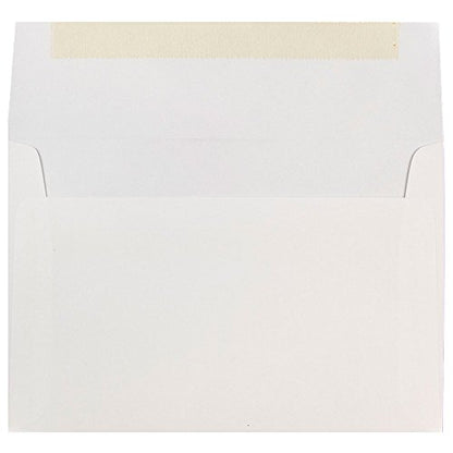 JAM PAPER A8 Invitation Envelopes - 5 1/2 x 8 1/8 - White - 50/Pack - color: White, size: A8