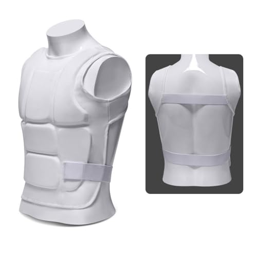 Taekwondo Chest Guard, Unisex Adult Child Taekwondo Karate Chest Guard Vest Boxing Karate Breast Protector Accessory Sports Protective Gear - size: Small