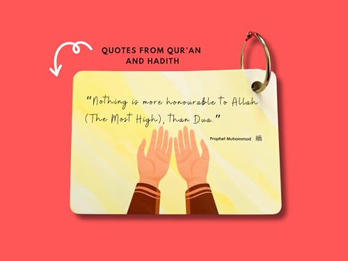 20 Islamic Daily Dua Cards, Islamic Duas Gift for Children and Adults, Ramadan, Dua Cards Translation and Transliteration for Muslims