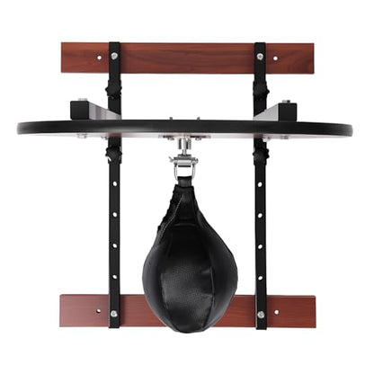 Speed Bag Platform, Wall Mount Boxing Training Punching Target, Heavy Duty Speed Bag, Adjustable Height Wall Mount Boxing Bag for Home, Gyms, Boxing Gyms