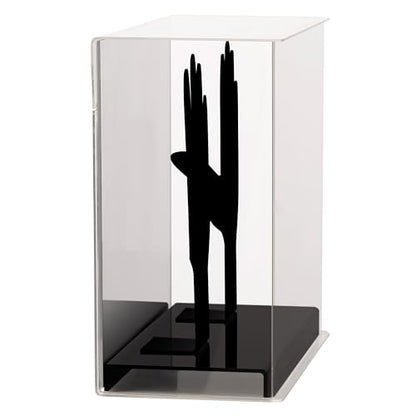 Franklin Sports Display Case – Memorabilia – UV Protected – Sport Collectibles - Baseball - Batting Gloves - Basketball - Soccer Ball - Football - style: Batting Gloves