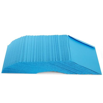 Okuna Outpost Money Envelopes - 3.5 x 6.5 in, Blue, 100-Pack, Modern - Peel & Seal Flap & 100 GSM Paper - Coin Envelopes for Cash Storage, Budgeting & Gifting