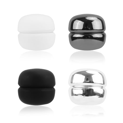 4pcs Hijab Magnetic Pins, Magnetic Brooch Pin Pinless Brooch Scarf Magnetic Pins No-Snag Hijab Magnets Multi-Purpose Pinless Strong Magnetic Hijab Pins for Women Clothes (Color A) - color: Color a