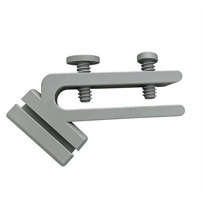 Adjustable Curved Hose Holder Clamp, Heavy Duty Bucket Mount Water Pipe Clip with Double Thumb Screws, Easy Install Aquarium Water Change & Garden Irrigation Hose Fixer (Gray) - color: Gray