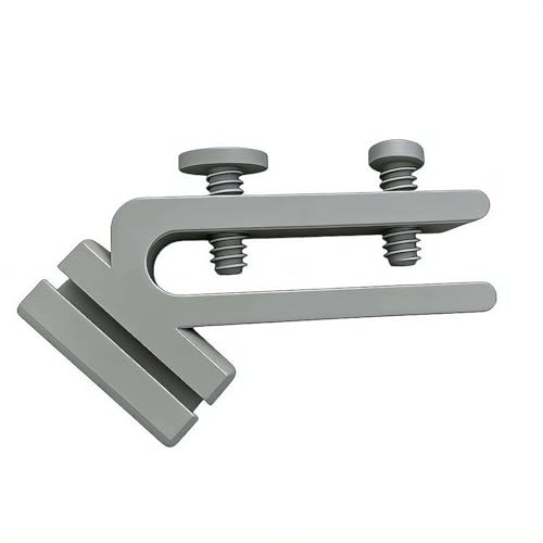 Hose Holder for Bucket Edge – Double Screw Hose Clamp with Anti-Slip Grip, Tool-Free Water Hanger for Fish Tank Water Change, Garden Watering, Outdoor Cleaning – Hands-Free No Spill (Gray) - color: Gray