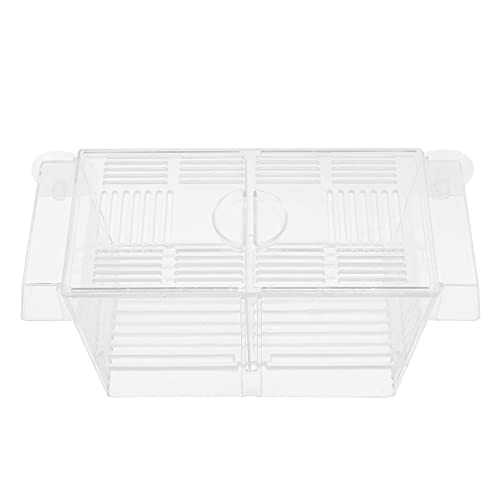 balacoo 1pc Aquarium Breeding Box Cups Isolation Incubator for Fish and Shrimp Easy Installation Water Material for Optimal Fish Survival