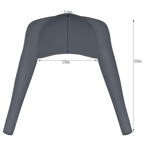 Yookat 4 Pieces Cooling Shawl Golf Cooling Shawl Arm Sleeve Sun Protection Golf Shrug for Women Men Outdoor Sports - color: Dark Gray, Light Gray, Blue, Green