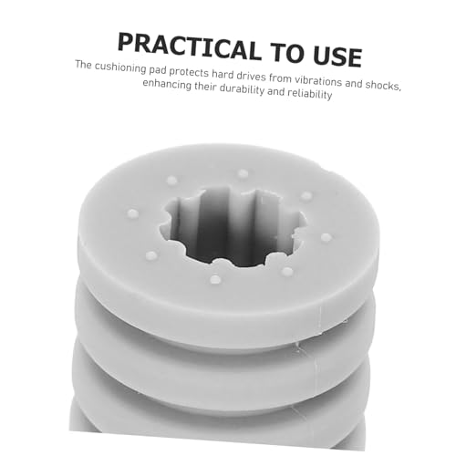 20pcs Anti-Vibration Silicone Pads Shock Absorbing Cushions for Circuit Boards and Hard Drives Sturdy Vibration Isolation Mat for Electronics and Audio Equipment