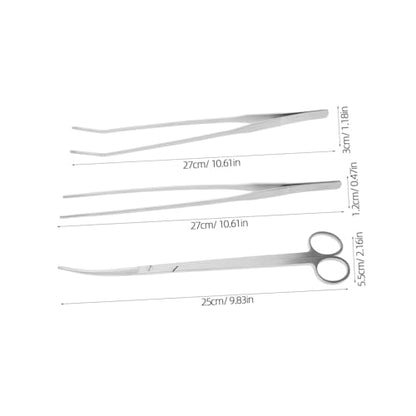 BESPORTBLE Aquarium Cleaning Essentials Scissors Tweezers Spatula Tool for Aquascaping Maintenance