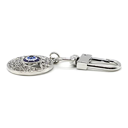 Evil Eye Keychains Car Key Ring Bag Purse Charm for Women Men - Good Luck Amulet Protection - color: B