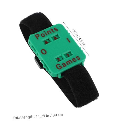 Angoily Portable Tennis Score Counter Wristband Manual Dial Golf Score Keeper Watch Lightweight Outdoor Training Games