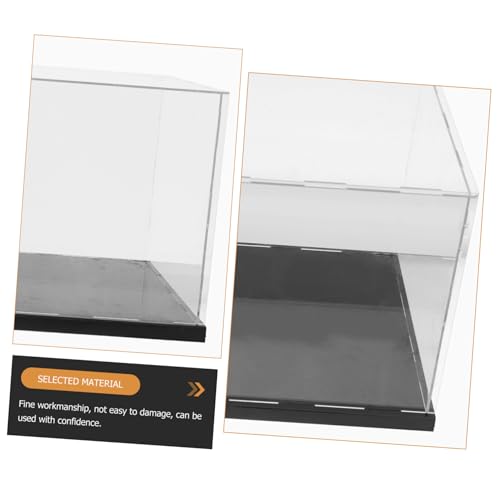 VICASKY Acrylic Boxing Gloves Display Box Stands for Display Storage Case for Figurine Rack