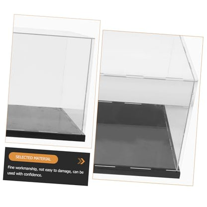 VICASKY Acrylic Boxing Gloves Display Box Stands for Display Storage Case for Figurine Rack