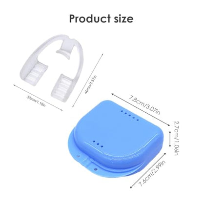 Mouthguards for Sleeping with Travel Case, Comfortable Night Mouth Guards for Teeth at Nighttime (Pack of 30 with Organizer Box)