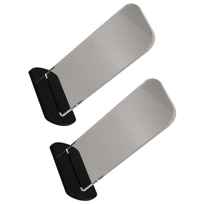 Yosoo Health Gear Boxing Glove Stand 2Pcs Sturdy Acrylic Boxing Glove Rack, Vertical Boxing Glove Display Stand Acrylic Gloves Holder, 3.1x2.0x5.9in Sports Gloves Display Storage Rack (Black) - color: Black