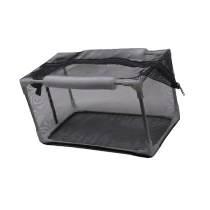 Aquarium Breeding Box with Zipper, Nylon Mesh Fish Isolation Net, 42x22x22cm for Fish Spawning and Fry Protection - size: 42x22x22cm