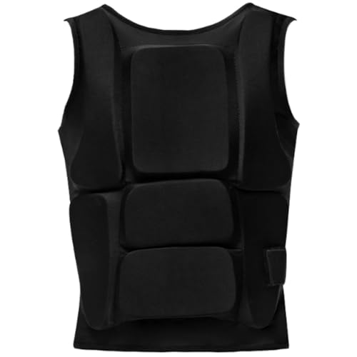 Karate Chest Guard Padded Karate Chest Guard Chest Protector Taekwondo Chest Guard Martial Arts Body Protector for Competition Training - size: Medium