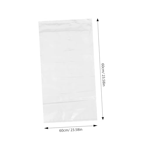 Amosfun 50Pcs Leakproof Fish Transport Bags Transparent Packaging for Fish Aquatic for Aquariums Pet Stores Hobbyists