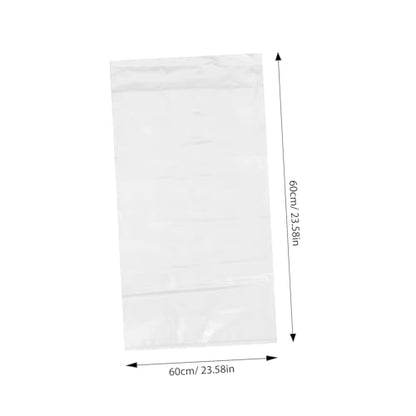 Amosfun 50Pcs Leakproof Fish Transport Bags Transparent Packaging for Fish Aquatic for Aquariums Pet Stores Hobbyists