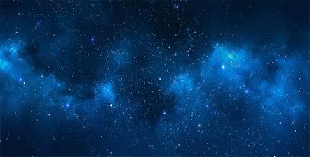 24X12IN Starry Aquarium Background, Art Starry Fish Tank Decorations Background, with 8 EVA Double-Sided Tape - color: Star, size: 24X12in/60X30cm