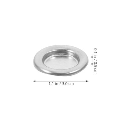 Lurrose 30pcs Metal Cone Incense Tray Aluminum Alloy Incense Holder Small Cone Plate Stick Burner