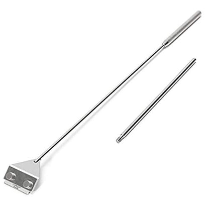 Stainless Steel Algae Scraper Cleaner with 10 Blades for Aquarium Fish Plant Glass Tank