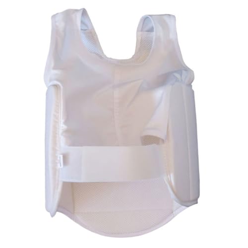 Chest Guard Kickboxing Muay Thai Boxing Upper Body Protector Martial Art Upper Body Ribs Protector Pad Taekwondo Vest Adjustable Karate - size: X-Small