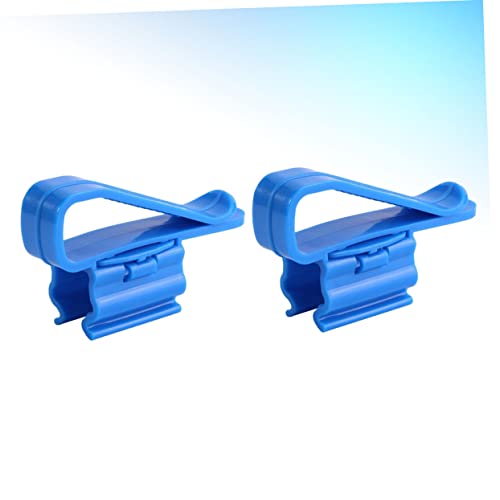MERRYHAPY 2pcs Aquarium Filtration Hose Holder Clip Mount for Fish Tank Cleaning Soft Tube Clamp for Changes and Stabilizing Hoses Buckets and Tanks