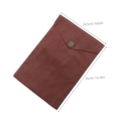 Buddhist Scriptures Pouch Quran Pouch Coffee Color Velvet Religious Book Storage Bag for Temple Use