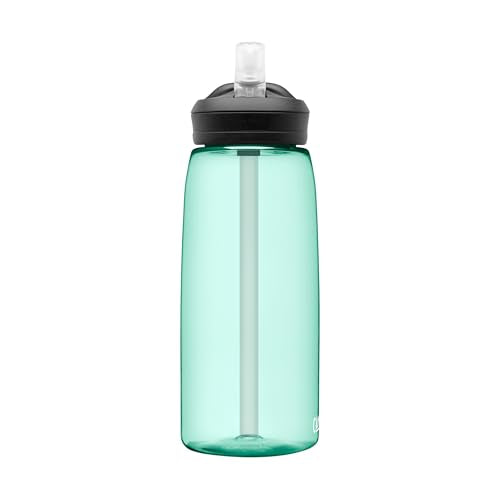 CamelBak Eddy+ Water Bottle with Bite Valve Straw, Leak‑Resistant Easy‑Sip Design for Everyday Hydration, 32oz, Mint - color: Mint, size: 32 Ounces