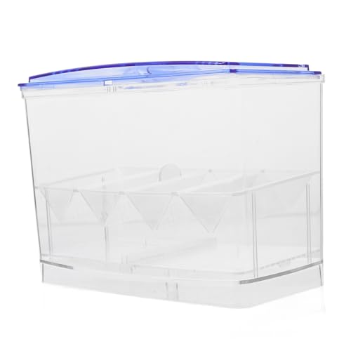 TOYANDONA Aquarium Fish Isolation Crate Breeding Box Oxygen System Fish Tank Divider Transport Container