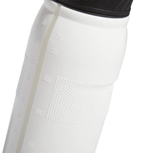 adidas 750 ML (28 oz) Stadium Refillable Plastic Sport Water Bottle - color: White/Black